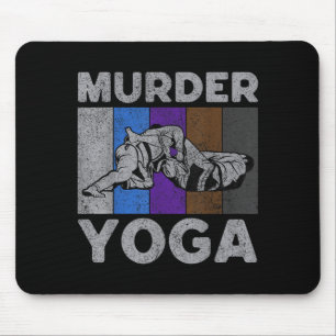 Moord Yoga Vintage BJJ Braziliaans Jiu Jitsu Muismat