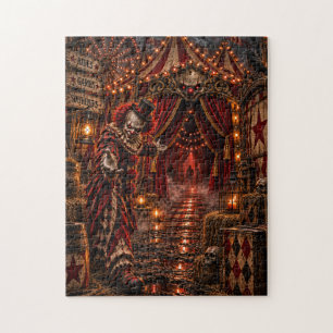 Moordcircus Moordenaar Clown Halloween Nacht Legpuzzel