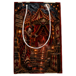 Moordcircus Moordenaar Clown Halloween Nacht Medium Cadeauzakje