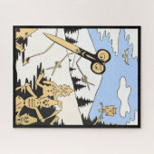 moorddadige schaar legpuzzel (Horizontaal)