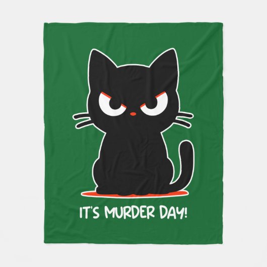 Moorddag Fleece Deken (Voorkant)