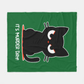 Moorddag Fleece Deken (Voorkant (Horizontaal))