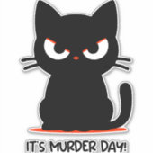 Moorddag Sticker (Voorkant)