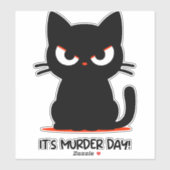 Moorddag Sticker (Vel)