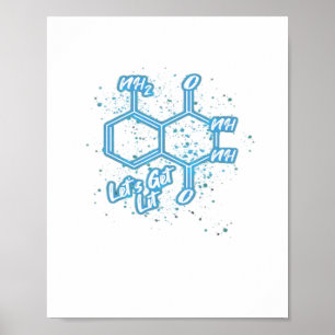Moordenaar Crime Lover Luminol Let's Get Lit Poster