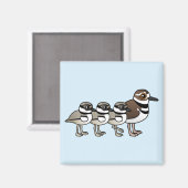 Moordenaar & drie kuikens magneet (Voorkant / Achterkant)