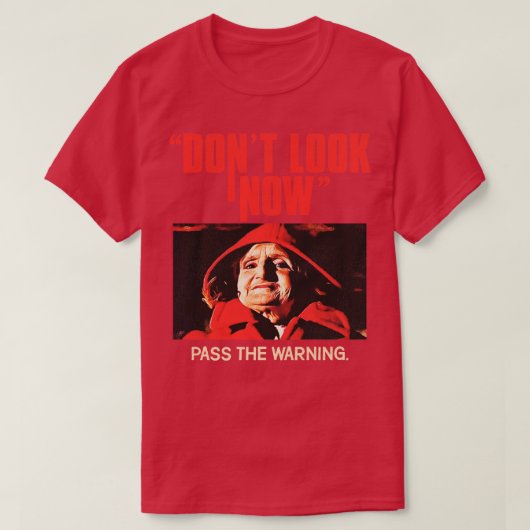 Moordenaar in de Rode Jas T-shirt (Design voorkant)