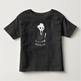 Moordenaar Panda Schattige Baby Jongen Meisje Hall Kinder Shirts