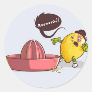 Moordenaar! Ronde Sticker