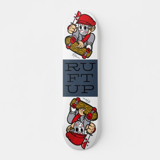 Moordenaar Skater Skateboard Horror Design Deck (Voorkant)