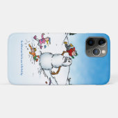 Moordenaar Sneeuwman Grappige Cartoon Case-Mate iPhone Case (Achterkant (horizontaal))