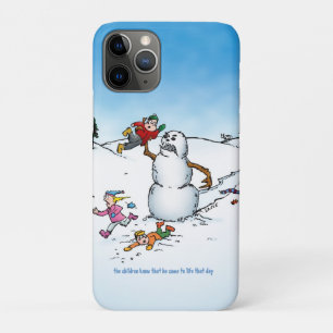 Moordenaar Sneeuwman Grappige Cartoon Case-Mate iPhone Case