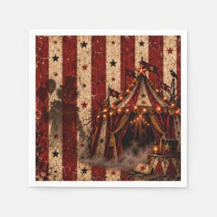 Moordende Circus Killer Clown Halloween Nacht Servet