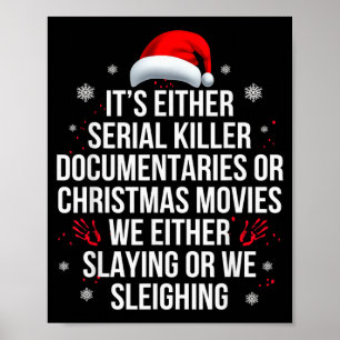Moordende of sleeënde seriemoordenaar True Crime C Poster