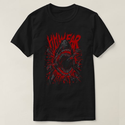 Moordhaaiende Haai T-shirt (Design voorkant)