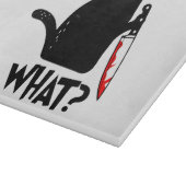 Moordkattenkat met mes snijplank (Hoek)