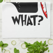 Moordkattenkat met mes theedoek (Gevouwen)