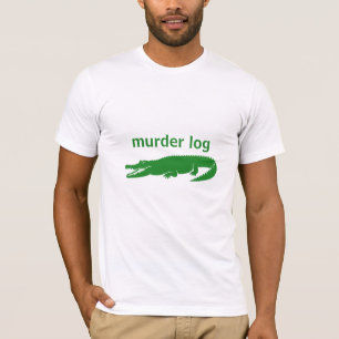 moordliniaal grappige alligator  t-shirt