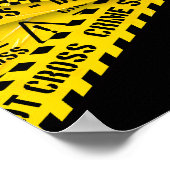 Moordmysterie feest welkomstposter poster (Hoek)