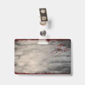 Moordmysterie Feestnaam Badge (Achterkant met clip)