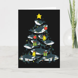 Moordwalvissen Kerstboom Xmas Orka Vrouwen Mannen  Kaart