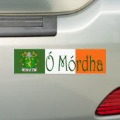 Moore Clan Ierse/Engelse vlag Bumpersticker (Op auto)