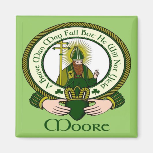 Moore Clan Motto Magnet (Voorkant)