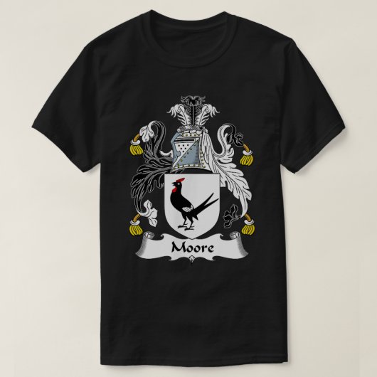 Moore Coat of Arms  Family Crest  T-shirt (Design voorkant)