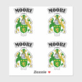 Moore Crest Ierse vertaling & betekenis (x4) Sticker (Vel)