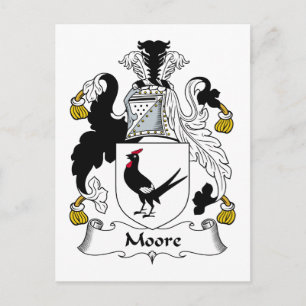 Moore Family Crest Briefkaart