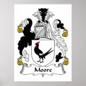 Moore Family Crest Poster (Voorkant)