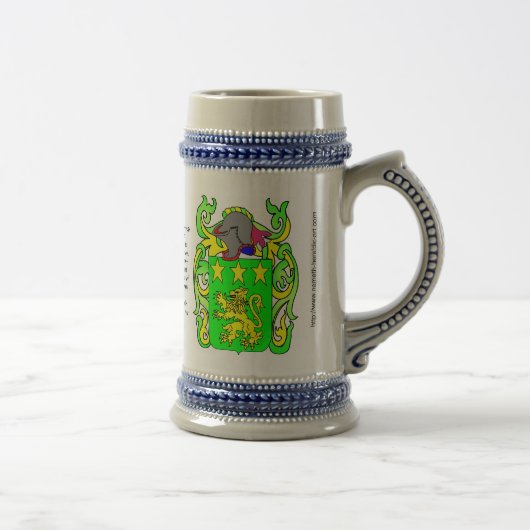 Moore Family Crest Stein Bierpul (Rechts)