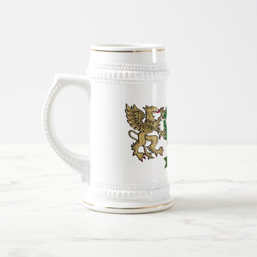 Moore Irish Shield Beer Stein Bierpul (Links)