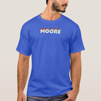 Moore Naam Grappige Naam Moore 80s thema T-shirt
