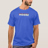 Moore Name Funny Name Moore 80s theme T-shirt (Voorkant)