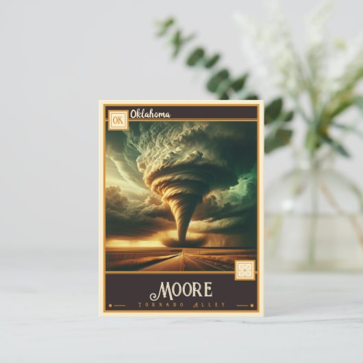 Moore, Oklahoma |  Briefkaart (Staand voorkant)