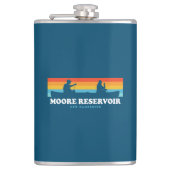 Moore Reservoir New Hampshire Canoe Heupfles (Voorkant)