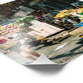 Moore Street, Dublin City Ireland Foto Afdruk (Hoek)