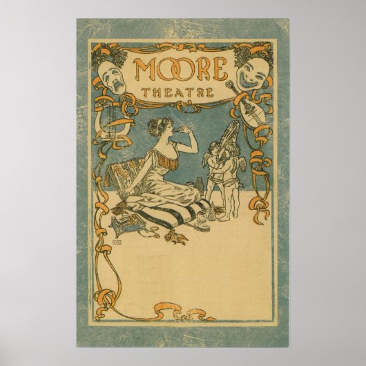 Moore Theater, Seattle, Washington Poster (Voorkant)