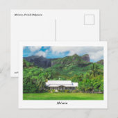 Mo'orea Briefkaart (Voorkant / Achterkant)