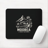 Moorea Eiland Frans-Polynesië Strandvakantie Muismat (Met muis)