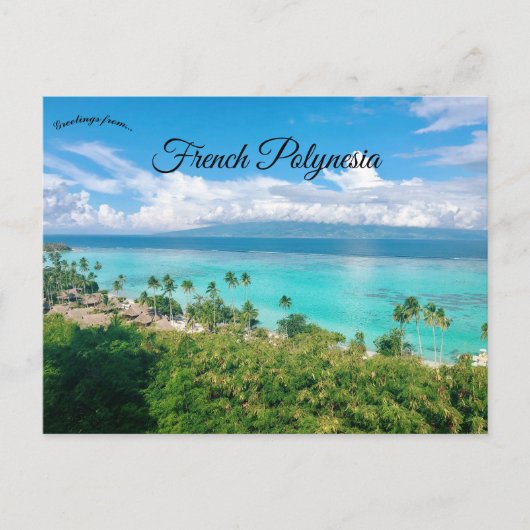 Mo'orea Frans-Polynesië Briefkaart (Voorkant)