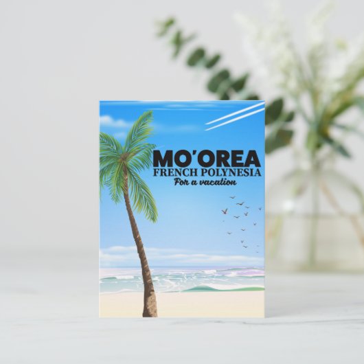 Mo'orea Frans-Polynesië Briefkaart (Staand voorkant)