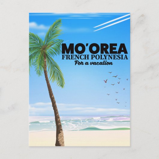 Mo'orea Frans-Polynesië Briefkaart (Voorkant)