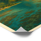 Moorea Frans Polynesië Vintage Travel Poster (Hoek)