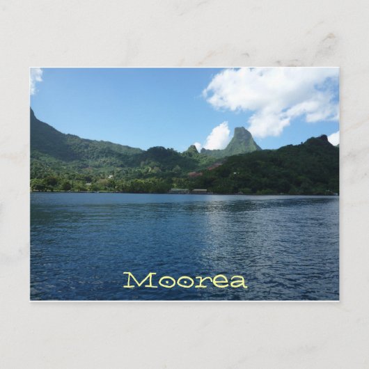 Moorea Island, Frans-Polynesië. Briefkaart (Voorkant)