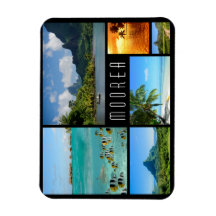 Moorea landschappen reizen fotocollage