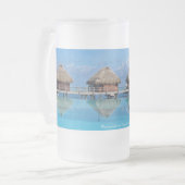 Moorea Mirror Frosted Glass Matglas Bierpul (Voorkant links)