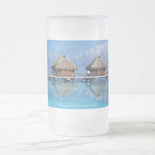 Moorea Mirror Frosted Glass Matglas Bierpul (Center)