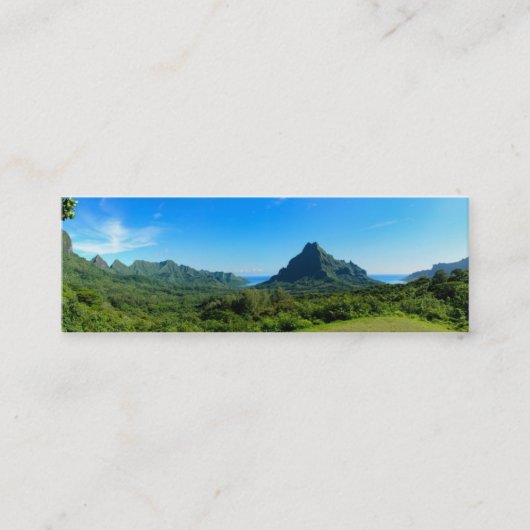 Moorea panorama visitekaartje (Voorkant)